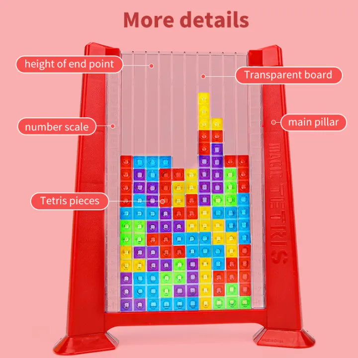 Tetris Building Blocks Tower